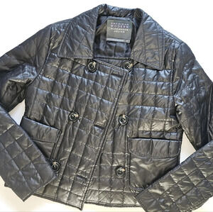 Alexander Julian Quilted Moto Style Puffer Jacket